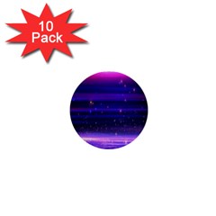 Massive Flare Lines Horizon Glow Particles Animation Background Space 1  Mini Buttons (10 Pack)  by Mariart