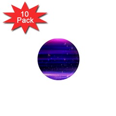 Massive Flare Lines Horizon Glow Particles Animation Background Space 1  Mini Magnet (10 Pack) 