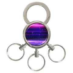 Massive Flare Lines Horizon Glow Particles Animation Background Space 3-ring Key Chains by Mariart