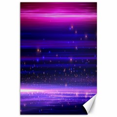 Massive Flare Lines Horizon Glow Particles Animation Background Space Canvas 12  X 18   by Mariart