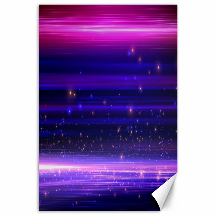 Massive Flare Lines Horizon Glow Particles Animation Background Space Canvas 24  x 36 