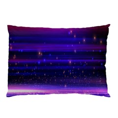 Massive Flare Lines Horizon Glow Particles Animation Background Space Pillow Case by Mariart