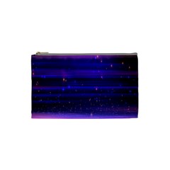 Massive Flare Lines Horizon Glow Particles Animation Background Space Cosmetic Bag (small) 