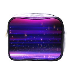 Massive Flare Lines Horizon Glow Particles Animation Background Space Mini Toiletries Bags by Mariart