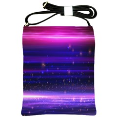 Massive Flare Lines Horizon Glow Particles Animation Background Space Shoulder Sling Bags by Mariart