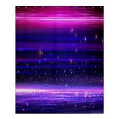 Massive Flare Lines Horizon Glow Particles Animation Background Space Shower Curtain 60  X 72  (medium)  by Mariart