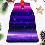 Massive Flare Lines Horizon Glow Particles Animation Background Space Ornament (Bell) Front