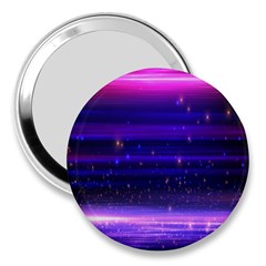 Massive Flare Lines Horizon Glow Particles Animation Background Space 3  Handbag Mirrors by Mariart