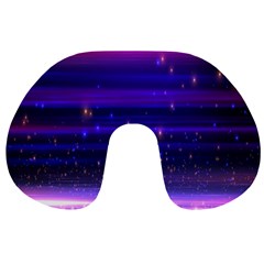 Massive Flare Lines Horizon Glow Particles Animation Background Space Travel Neck Pillows by Mariart