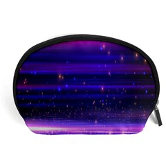 Massive Flare Lines Horizon Glow Particles Animation Background Space Accessory Pouches (large) 