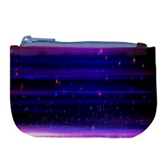 Massive Flare Lines Horizon Glow Particles Animation Background Space Large Coin Purse by Mariart