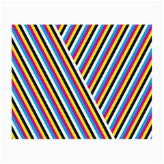 Lines Chevron Yellow Pink Blue Black White Cute Small Glasses Cloth