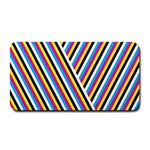 Lines Chevron Yellow Pink Blue Black White Cute Medium Bar Mats 16 x8.5  Bar Mat