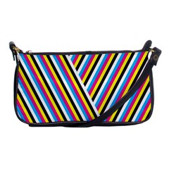 Lines Chevron Yellow Pink Blue Black White Cute Shoulder Clutch Bags