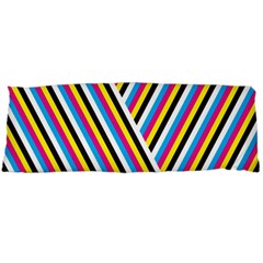 Lines Chevron Yellow Pink Blue Black White Cute Body Pillow Case (dakimakura)