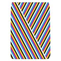 Lines Chevron Yellow Pink Blue Black White Cute Flap Covers (l)  by Mariart