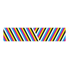 Lines Chevron Yellow Pink Blue Black White Cute Velvet Scrunchie by Mariart