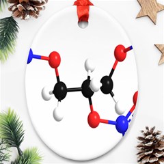 Nitroglycerin Lines Dna Ornament (oval) by Mariart