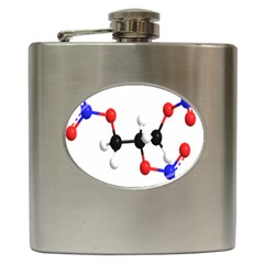 Nitroglycerin Lines Dna Hip Flask (6 Oz) by Mariart