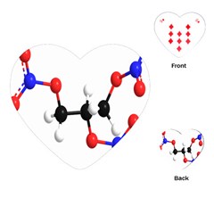 Nitroglycerin Lines Dna Playing Cards (heart)  by Mariart