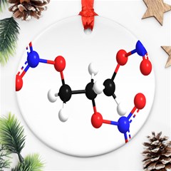 Nitroglycerin Lines Dna Round Ornament (two Sides) by Mariart