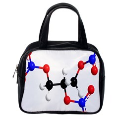 Nitroglycerin Lines Dna Classic Handbags (one Side) by Mariart