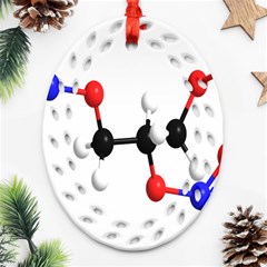 Nitroglycerin Lines Dna Ornament (oval Filigree) by Mariart