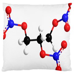 Nitroglycerin Lines Dna Large Cushion Case (one Side) by Mariart