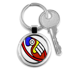 Pedernal Art Circle Sign Key Chains (round)  by Mariart