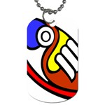 Pedernal Art Circle Sign Dog Tag (Two Sides) Back