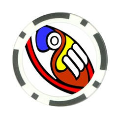 Pedernal Art Circle Sign Poker Chip Card Guard by Mariart