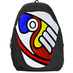 Pedernal Art Circle Sign Backpack Bag by Mariart