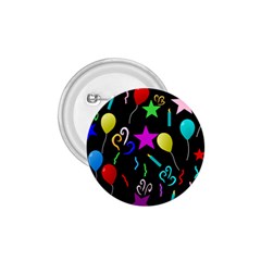 Party Pattern Star Balloon Candle Happy 1 75  Buttons