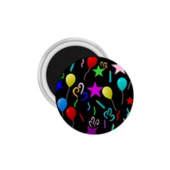 Party Pattern Star Balloon Candle Happy 1 75  Magnets by Mariart