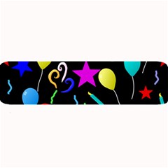 Party Pattern Star Balloon Candle Happy Large Bar Mats by Mariart