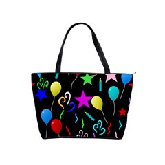 Party Pattern Star Balloon Candle Happy Shoulder Handbags by Mariart