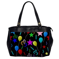 Party Pattern Star Balloon Candle Happy Office Handbags by Mariart