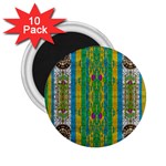 Rainbows Rain In The Golden Mangrove Forest 2.25  Magnets (10 pack)  Front