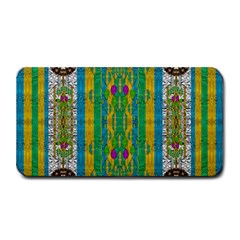 Rainbows Rain In The Golden Mangrove Forest Medium Bar Mats by pepitasart