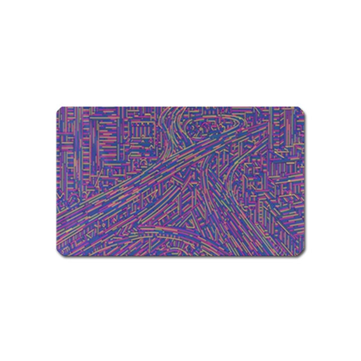 Infiniti Line Building Street Line Illustration Magnet (Name Card)