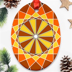 Ornaments Art Line Circle Ornament (oval)