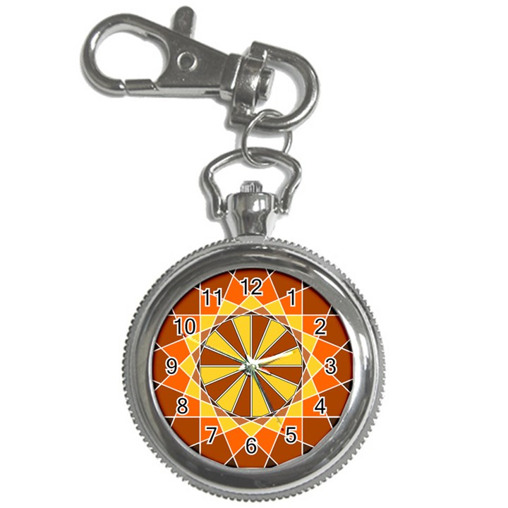 Ornaments Art Line Circle Key Chain Watches