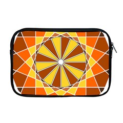 Ornaments Art Line Circle Apple Macbook Pro 17  Zipper Case by Mariart