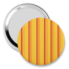 Red Orange Lines Back Yellow 3  Handbag Mirrors by Mariart