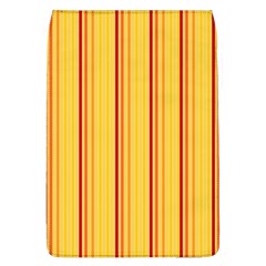 Red Orange Lines Back Yellow Flap Covers (l)  by Mariart