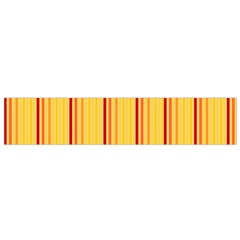 Red Orange Lines Back Yellow Flano Scarf (small) by Mariart