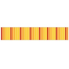 Red Orange Lines Back Yellow Flano Scarf (large) by Mariart