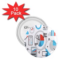 Science Mathematics Formula 1 75  Buttons (10 Pack) by Mariart