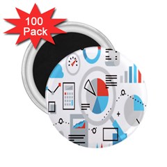 Science Mathematics Formula 2 25  Magnets (100 Pack) 