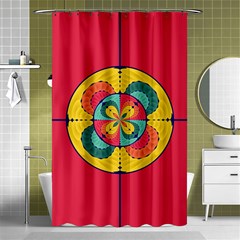 Color Scope Shower Curtain 48  X 72  (small)  by linceazul